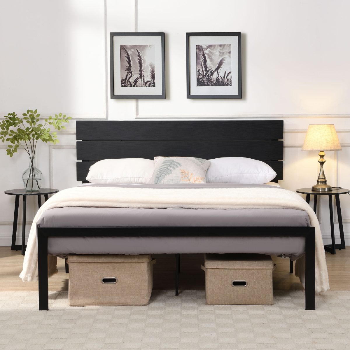 FH-2205 Metal Platform Bed view 6