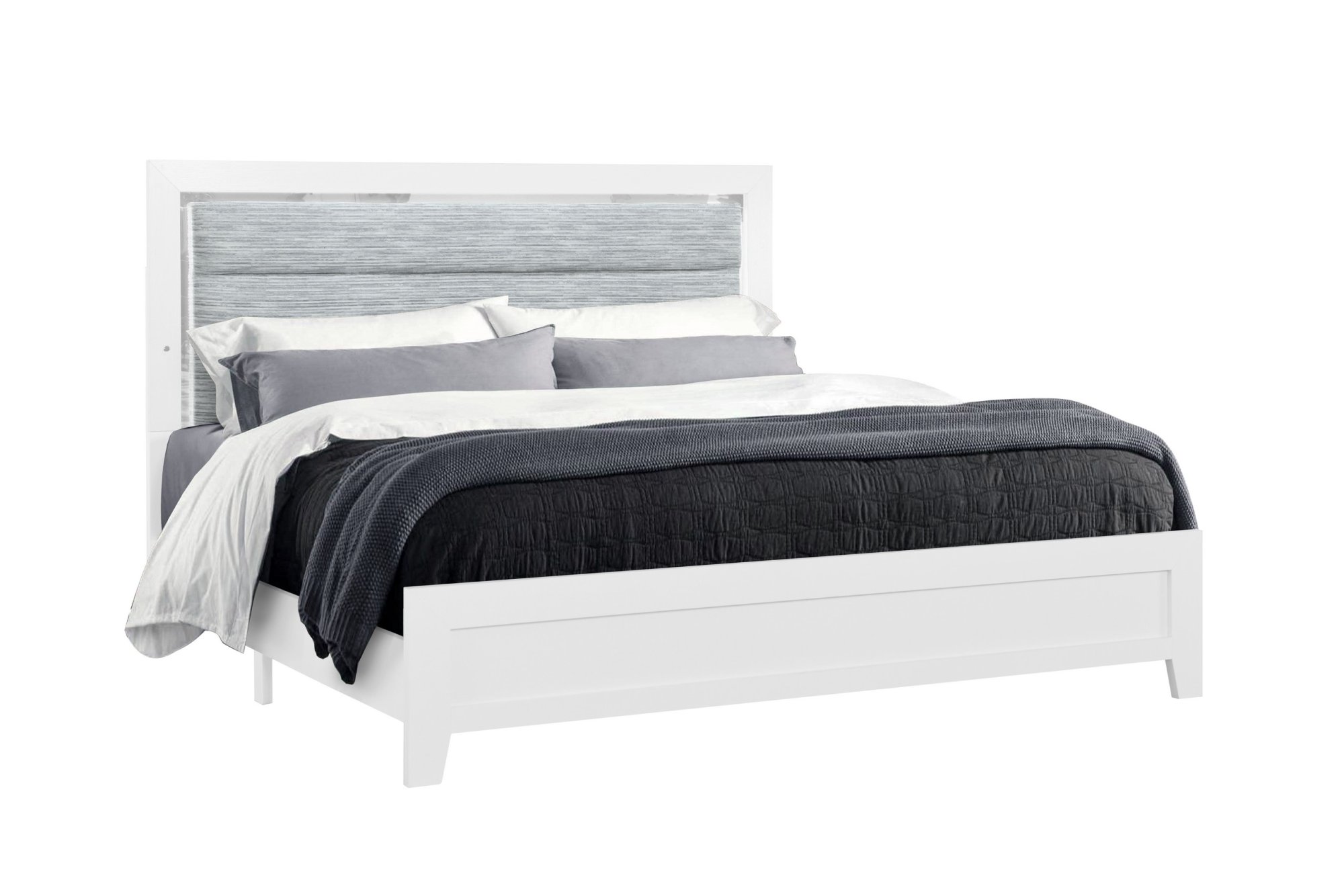 Luccia White Bedroom Set view 3