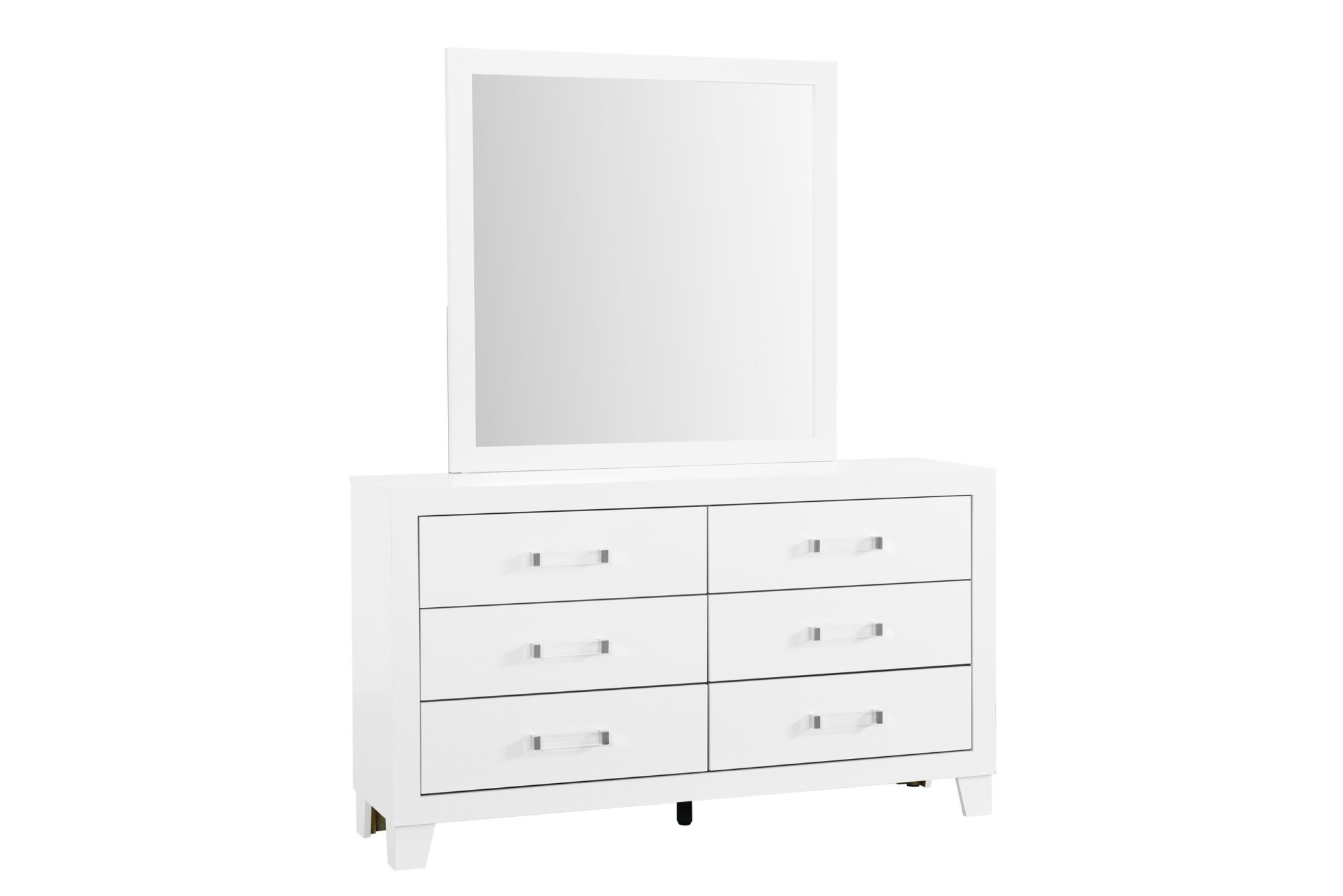 Luccia White Bedroom Set view 6