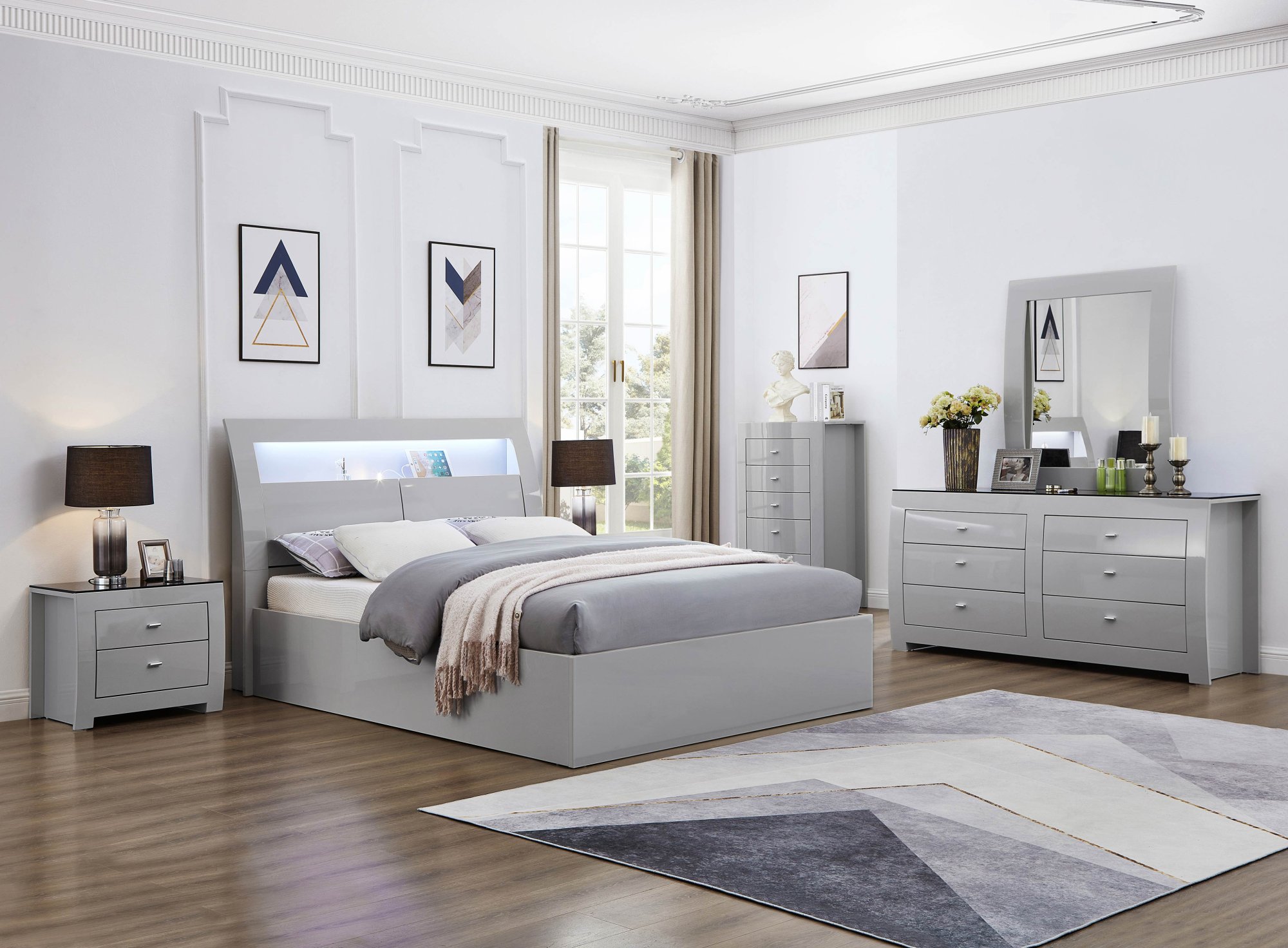 New York Complete Bedroom Set