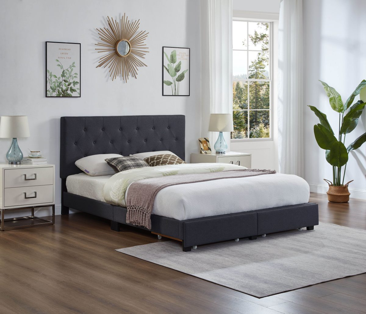 FH-2125 Storage Platform Bed