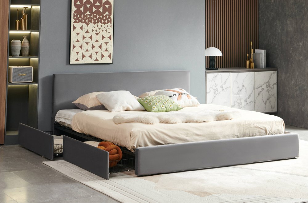 FH-2128 Storage Platform Bed