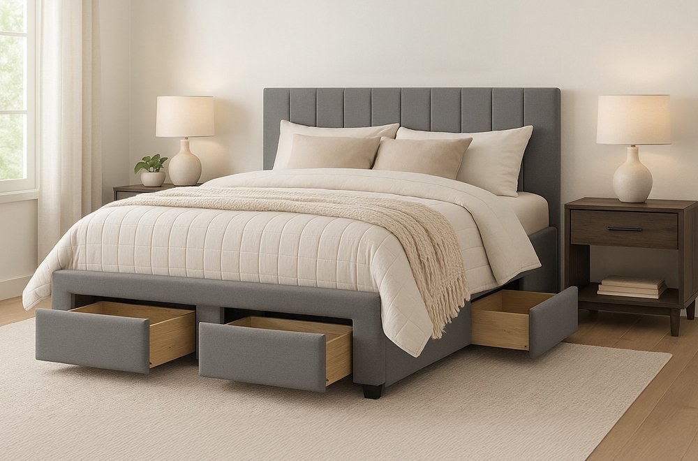 FH-2157 Storage Platform Bed
