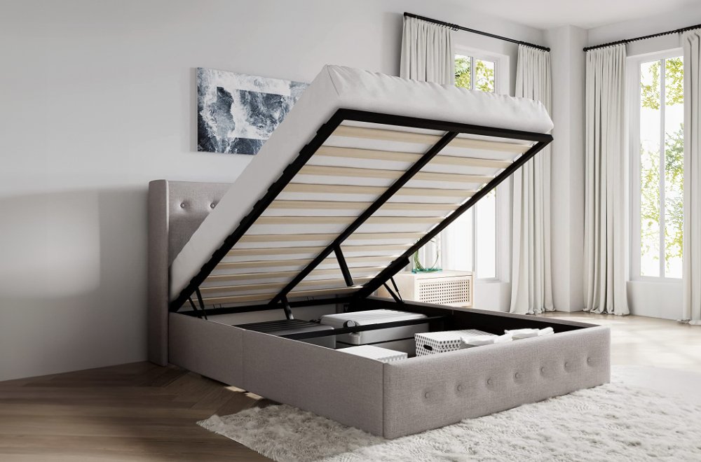 FH-2162 Lift Storage Platform Bed view 2