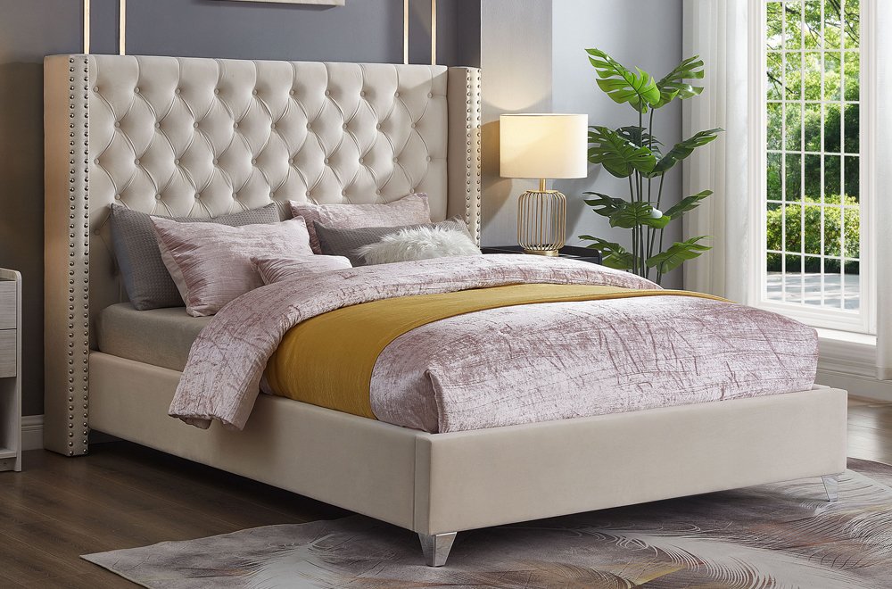 FH-2380 Wingback Platform Bed view 4