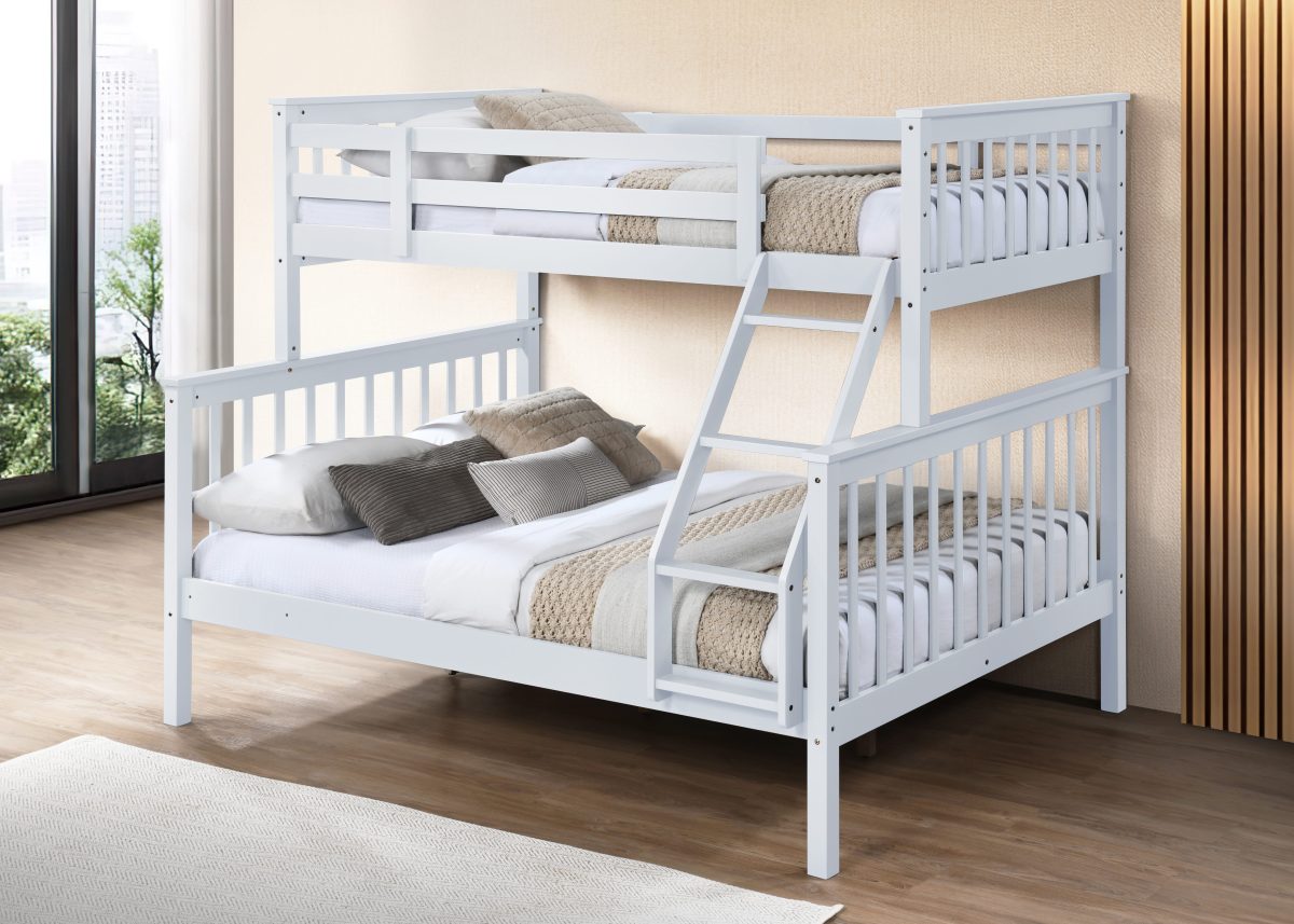 FH-2501 Single over Double Wood Bunk Bed view 3
