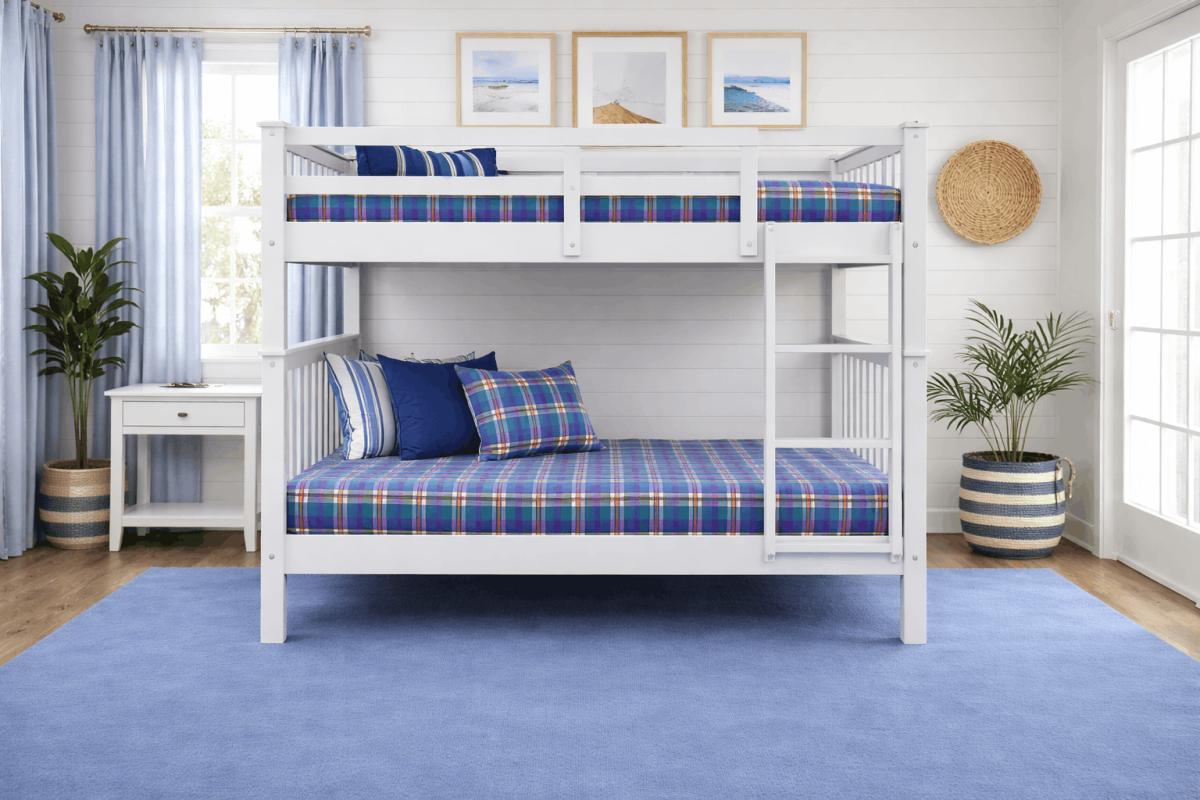 FH-2502 Double over Double Wood Bunk Bed view 6