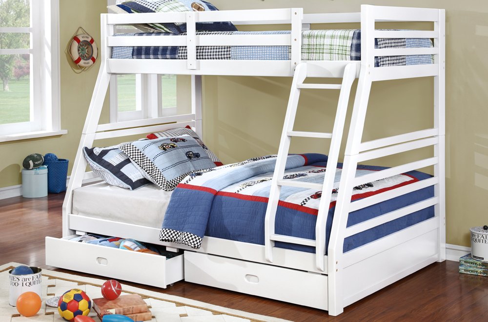 FH-2700 Single over Double Storage Bunk Bed view 5