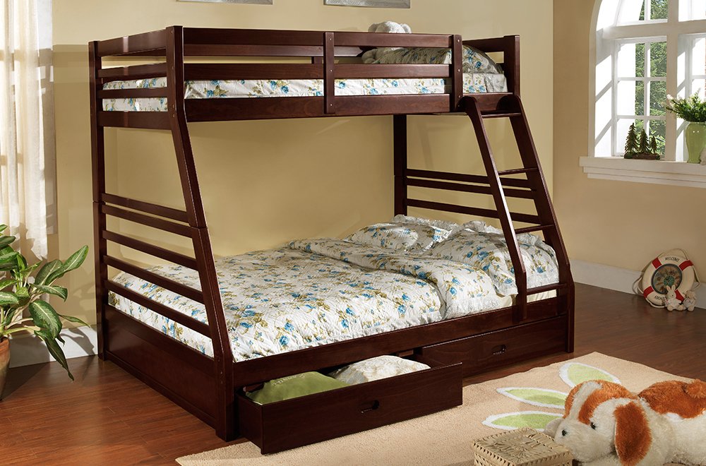 FH-2700 Single over Double Storage Bunk Bed view 7