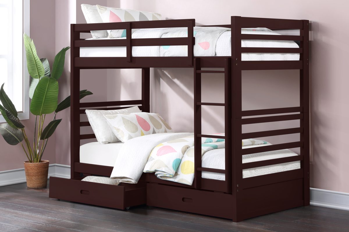 FH-2710 Single over Single Storage Bunk Bed