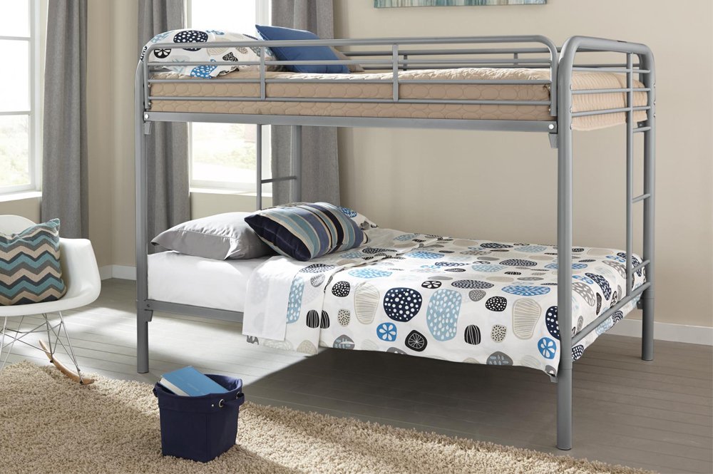 FH-2810 Single over Single Metal Bunk Bed view 2